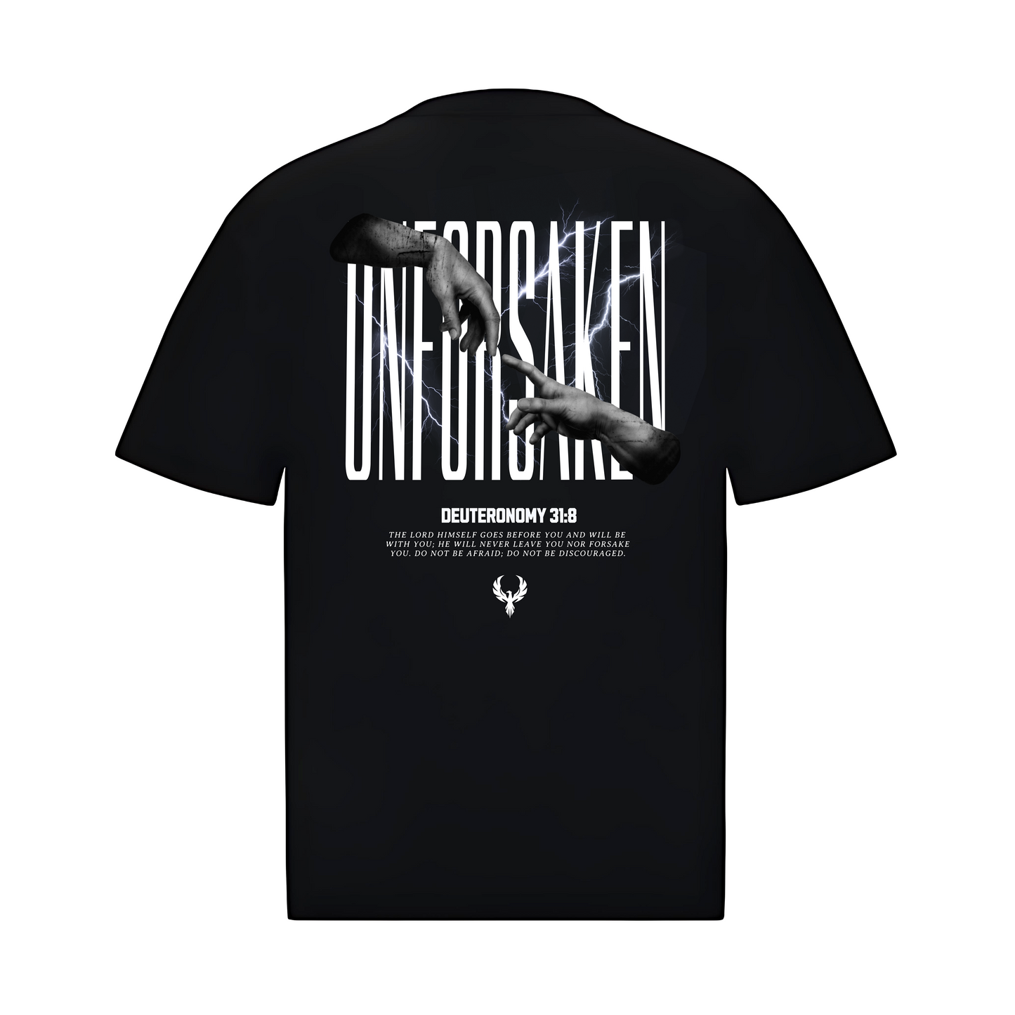 'UNFORSAKEN' FITTED TEE