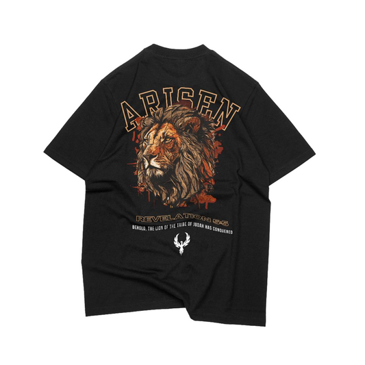 'LION OF JUDAH' HEAVY COTTON TEE